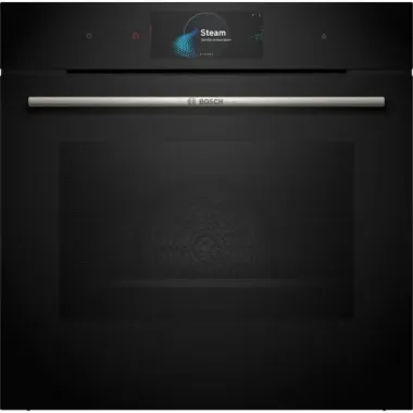 Bosch HSG7584B1 beépíthető gőzsütő, steamplus, addedsteam, home connect, ecoclean, maghőmérő, színes tft érintőkijelző, 71 l