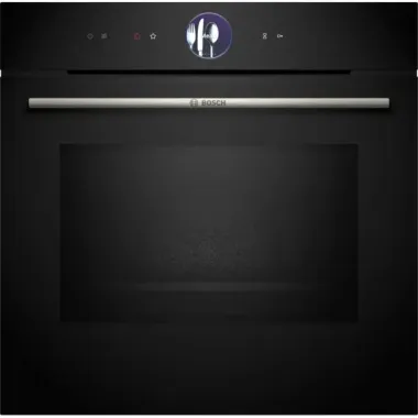 Bosch HMG7764B1 beépíthető sütő + mikró, fekete, pirolitikus, home connect, tft-érintőképernyő, maghőmérő, assist funkció, 67 l