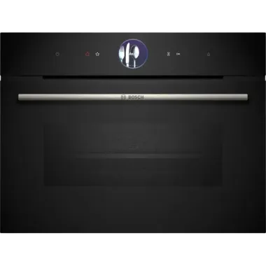 Bosch CSG7361B1 beépíthető kompakt gőzsütő, steamplus, addedsteam, home connect, ecoclean hátfal, 4d hőlégbefúvás, színes tft-kijelző, 47 l