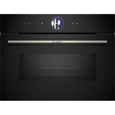 Bosch CMG7761B1 beépíthető kompakt sütő + mikró, fekete, pirolitikus, home connect, tft-kijelző, assist funkció, 45 l