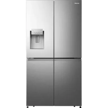Hisense RQ760N4SASE MultiDoor hűtőszekrény, inoxlook, nofrost, multi air flow, víz- és jégadagoló, wi-fi, 178.5  cm, 352/232 l
