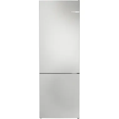 Bosch KGN492LDF alulfagyasztós kombinált hűtőszekrény, inoxlook, 203 cm, 70 cm széles, 311/129 l, nofrost, vitafresh, gyorsfagyasztás, gyorshűtés