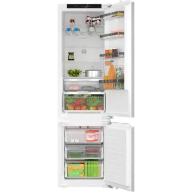 Bosch KIN96VFD0 beépíthető kombinált hűtőszekrény, 193,5 cm, 215 l/75 l, nofrost, elektronikus vezérlés, led, airflow, gyorsfagyasztás, gyorshűtés