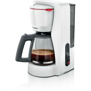 Bosch TKA2M111 filteres kávéfőző, fehér, 1,4 literes víztartály, dripstop, 1200 w