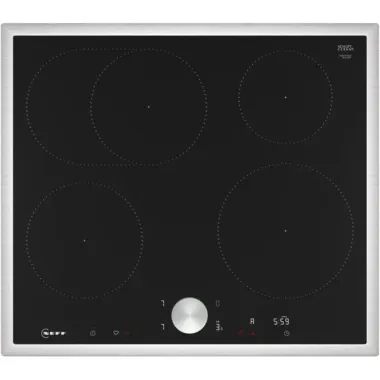 Neff T56STF1L0 beépíthető indukciós főzőlap, 60 cm, twistpad® vezérlés, home connect, powerboost, quick start, időzítő, 7.4 kw