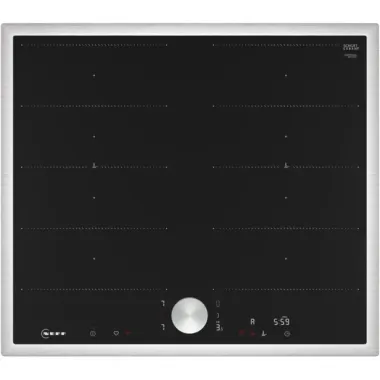 Neff T66STX4L0 beépíthető indukciós főzőlap, 60 cm, twistpad® vezérlés, flex induction, home connect, powerboost, quick start, időzítő, 7.4 kw