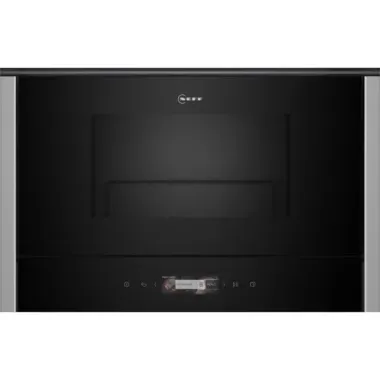Neff NL4GR31N1 beépíthető mikrohullámú sütő, inox, 21 l, grill funkció, 900w/1300w, 3,7" tft-kijelző, automata programok, 5 teljesítményfokozat