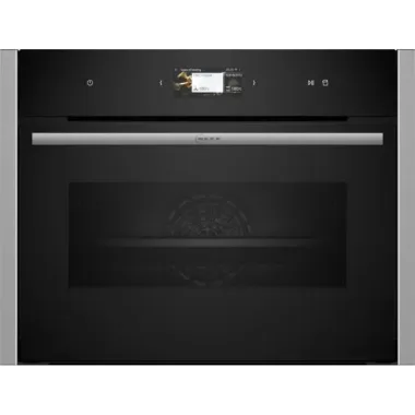 Neff C24FS31N0 beépíthető kompakt gőzsütő, intenzív gőzölés, steam boost, home connect, ecoclean hátfal, színes tft-kijelző, 47 l