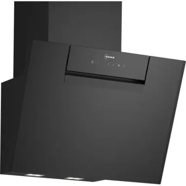 Neff D65IFN1S0 fali döntött páraelszívó, 60 cm, fekete, 768 m³/óra, 3+1 fokozat, touchcontrol, led világítás