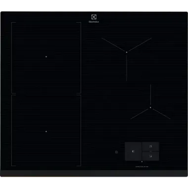 Electrolux EIS67483 SenseBoil beépíthető indukciós főzőlap, hob2hood, 60 cm, sensecook boil+fry automata forralás program, bridge, érintőkijelzős vezérlés
