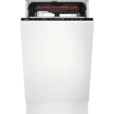 AEG FSE74527P beépíthető keskeny mosogatógép, 45 cm, 10 teríték, maxiflex fiók, quickselect, airdry, glasscare, extrapower, time beam, 45 db(a)