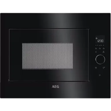 AEG MBE2658SEB beépíthető mikrohullámú sütő, fekete, 25 l, érintőkijelző, elektronikus ajtónyitás