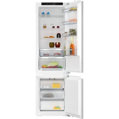 Neff KI7962FD0 beépíthető kombinált hűtőszekrény, 193,5 cm, 215/76 l, nofrost, elektronikus vezérlés, led, fresh safe, gyorsfagyasztás funkció