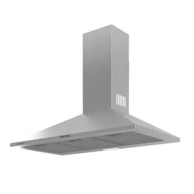 Cata V3-T900 X fali kürtős páraelszívó, 90 cm, 336 m3/óra, led-világítás, inox