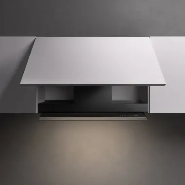 Falmec VIRGOLA NO-DROP TOUCH 120 BK álkürtőbe építhető páraelszívó, fekete, 120 cm, 661 m3/h, érintővezérlés, led világítás, no drop anti-kondenzációs rendszer