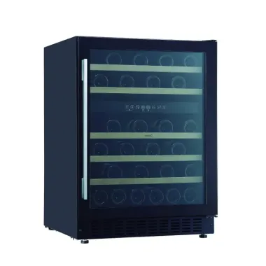 Cata VI-59082 BK beépíthető borhűtő, fekete, 82,5 cm, 129 l - 46 palack, elektronikus vezérlés