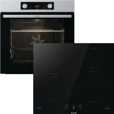 Gorenje JUMP SZETT BO6737E02X sütő + GI6401BSC főzőlap, multifunkciós elektromos sütő + indukciós főzőlap