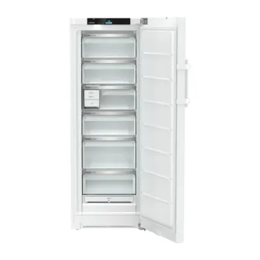 Liebherr FNd 505i fagyasztószekrény, fehér, 165,5 cm, nofrost, 239 liter, 6 fiók, tft-kijelző, gyorsfagyasztás, easytwist-ice, 34 db(a)