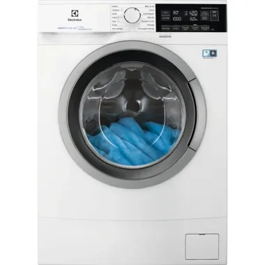 Electrolux EW6SM326SE elöltöltős keskeny mosógép, 6 kg, 1200 f/p., 42 cm mélység, inverter, timemanager, led kijelző, woolmark blue