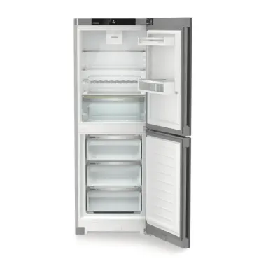 Liebherr CNsfc 5023 alulfagyasztós kombinált hűtőszekrény, ezüst, 165,5 cm, nofrost, duocooling, érintővezérlés, powercooling, easyfresh, freshair szűrő, led