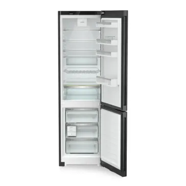 Liebherr CNbdc 573i alulfagyasztós kombinált hűtőszekrény, fekete, 201,5cm, nofrost, duocooling, érintővezérlés, easytwist-ice, easyfresh, led, wi-fi