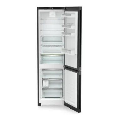 Liebherr CNbda 5723 alulfagyasztós kombinált hűtőszekrény, fekete, 201,5cm, nofrost, duocooling, érintővezérlés, easytwist-ice, easyfresh, freshair, led