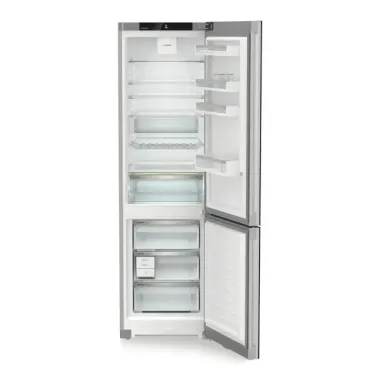 Liebherr CNgbc 5723 alulfagyasztós kombinált hűtőszekrény, glassblack, 201,5cm, nofrost, duocooling, érintővezérlés, easytwist-ice, easyfresh, led