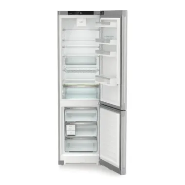 Liebherr CNgwc 5723 alulfagyasztós kombinált hűtőszekrény, glasswhite, 201,5cm, nofrost, duocooling, érintővezérlés, easytwist-ice, easyfresh, led