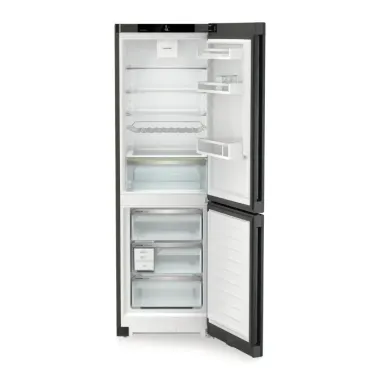 Liebherr CNbdb 5223 alulfagyasztós kombinált hűtőszekrény, fekete, 185,5cm, nofrost, duocooling, érintővezérlés, easytwist-ice, easyfresh, freshair, led