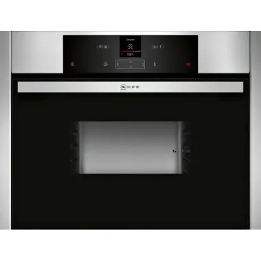 Neff C15DR00N0 beépíthető kompakt gőzpároló, inox, pure steam párolás, tft kijelző, automata programok, lágy ajtónyitás