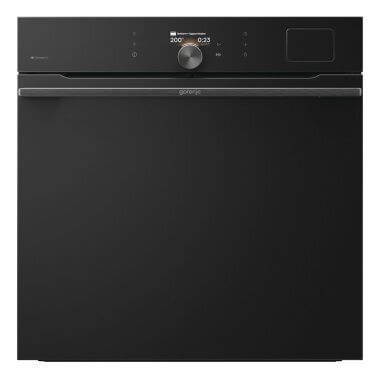 Gorenje BFS6148B beépíthető gőzsütő, 77 l, wifi, puresteam gőzpárolás, airfry, lassú ajtózáródás, érintővezérlés, színes kijelző