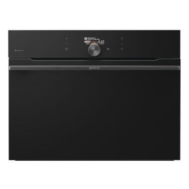 Gorenje BCM4058B beépíthető kompakt sütő + mikró, wifi, airfry, gyors előmelegítés, lassú ajtózáródás, érintővezérlés, színes kijelző