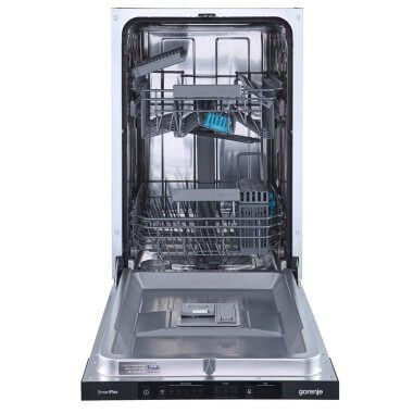 Gorenje GV541D10 beépíthető mosogatógép, 45 cm, 9 teríték, 2 kosár, szárítás automata ajtónyitással, gyorsprogram, inverter, 45 db(a)