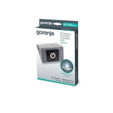 Gorenje GB2TBR porzsák, 1 db, textil, bemeneti motorszűrővel