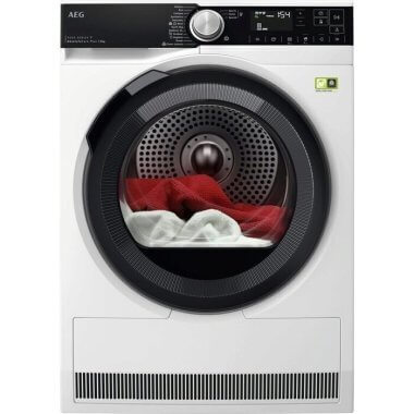 AEG TR9586CE hőszivattyús szárítógép, 8 kg, heatpump, inverteres, wifi, absolutecare®, 3dscan, led kijelző, belső világítás, 63 db(a)