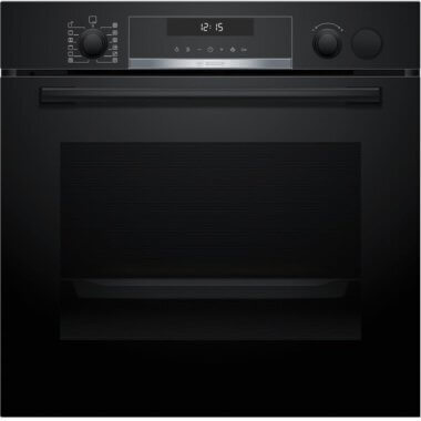 Bosch HRG578CB7 beépíthető sütő fekete, gőzfunkciós, wifi, pirolitikus, maghőmérő, 3d hőlégbefúvás, airfry funkció, 71 liter