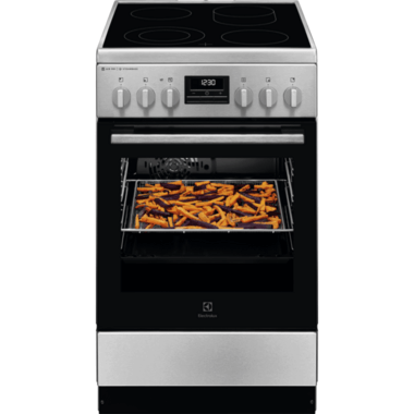 Electrolux LKR564255X PlusSteam elektromos tűzhely, gőzfunkcióval, inox, airfry, katalitikus tisztítás, teleszkópos sütősín, multilevel cooking
