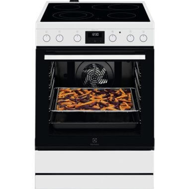 Electrolux LKR64022AW elektromos tűzhely, 60 cm, 73 l, airfry tálca, teleszkópos sütősín, aquaclean tisztítás, multilevel cooking