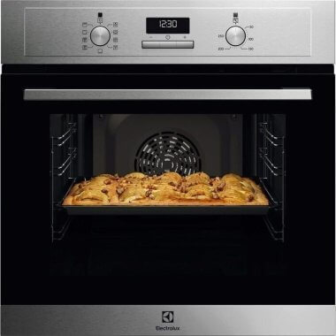 Electrolux EOD3F40BX SteamBake beépíthető elektromos sütő, katalitikus tisztítás + aquaclean, led kijelző, süllyesztett gombok, 65 l