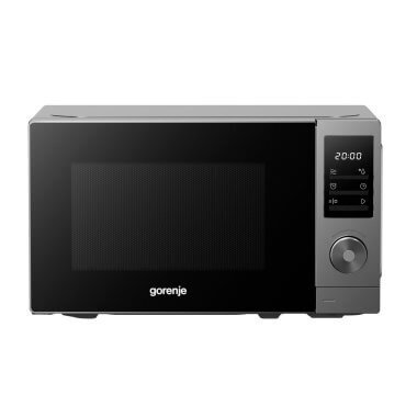 Gorenje mikrohullámú sütő MO20A3T4, szürke, 20 liter, 5 teljesítményfokozat, aquaclean tisztítás
