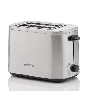 Gorenje T800DS kenyérpirító, inox, 7 pirítási fokozat, kiolvasztás, melegítés, 800 w