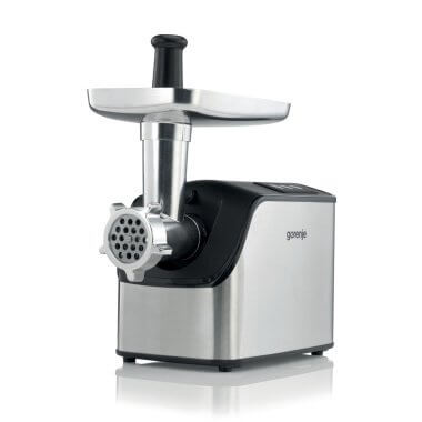 Gorenje MG2202SXE húsdaráló, ezüst-fekete, 2,2 kg/perc daráló kapacitás, 2 db daráló tárcsa, könnyű tisztítás, 2200 w