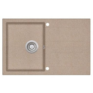 Evido Cubo 45S Silgranit mosogató, forgatható kivitel, két furattal /avena/