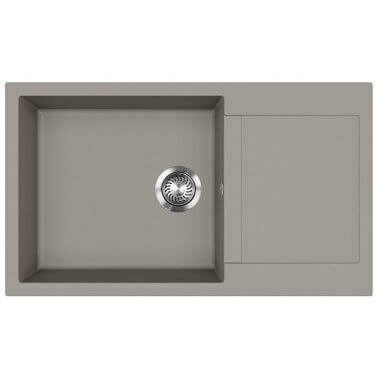 Evido Cubo XL 6S Compact Silgranit mosogató, kompakt kialakítás, forgatható kivitel, két furattal /platina/