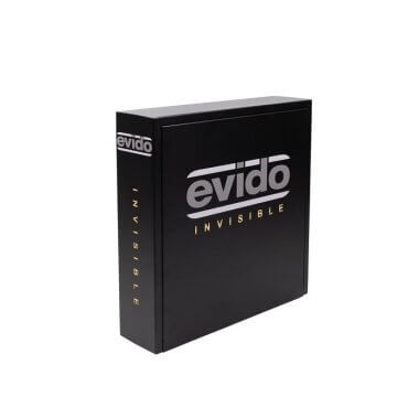 Evido Invisible víztisztító, átfolyós rendszer, quickchange csatlakozós szűrőegység, egyszerű szűrőcsere