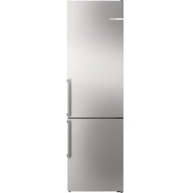 Bosch KGN39AIAU alulfagyasztós kombinált hűtőszekrény, szálcsiszolt acél szín, 203cm, 260/103 l, total nofrost, vitafresh, multi airflow, 60cm széles