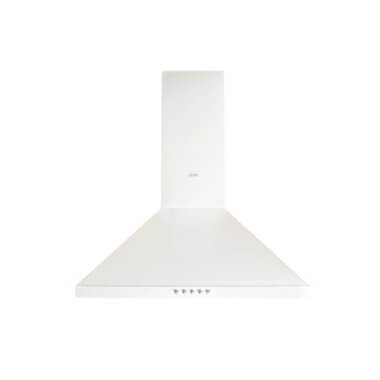 Evido Onda 60W fali kürtős páraelszívó, 60 cm, 415m3/óra, rusztikus desgin, nyomógombos vezérlés, led világítás, fehér/inox