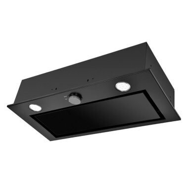 Evido Sotto 60B álkürtőbe építhető páraelszívó, 60 cm, 355 m3/óra, fekete, tekerőgomb, led világítás