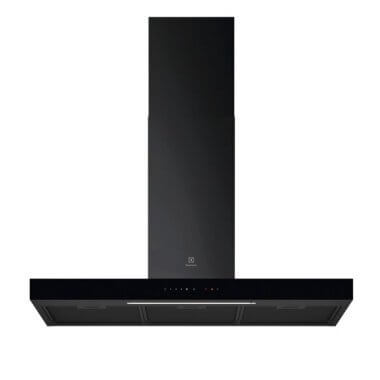 Electrolux LFT819K fali kürtős páraelszívó, 90 cm, fekete, 3+1 fokozatú érintővezérlés, hob2hood, breeze funkció, led világítás, 3db zsírszűrő