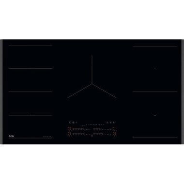 AEG TK95II08FB beépíthető indukciós főzőlap, 90 cm, 5 főzőzóna, hob2hood, flexibridge, gyorsfelfűtés, ökoidőzítő, csiszolt szélek